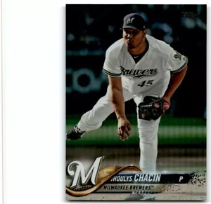 2018 TOPPS RAINBOW FOIL JHOULYS CHACIN MILWAUKEE BREWERS #535 - Picture 1 of 2