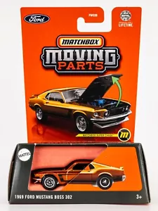 2025 Matchbox Moving Parts #1 1969 Ford Mustang Boss 302 ORANGE | SUPER CHASE - Picture 1 of 1