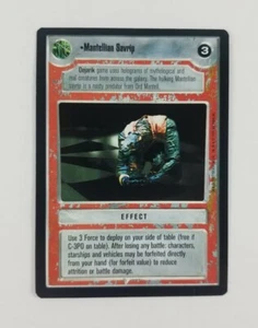 Star Wars CCG Mantellian Savrip Premiere SWCCG LP Interrupt Limited Decipher - Picture 1 of 6