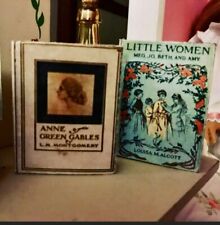 Little Women & Anne of Green Gables miniature books for 18 inch dolls 1:3 Scale