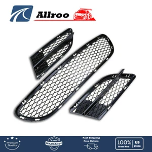 Black Front Lower Bumper Grille Kit For BMW 3 Series E90 E91 325i 2009-2012 - Picture 1 of 8