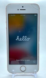 Apple iPhone SE - 32GB - Rose Gold (Unlocked) A1662 (CDMA   GSM) Tested Works