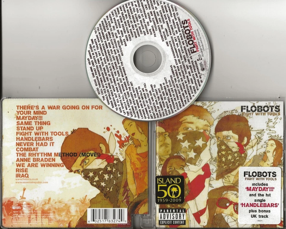 FLOBOTS Fight With Tools cd 2008 Handlebars Mayday!!! 13 tracks Foto 1 de 1