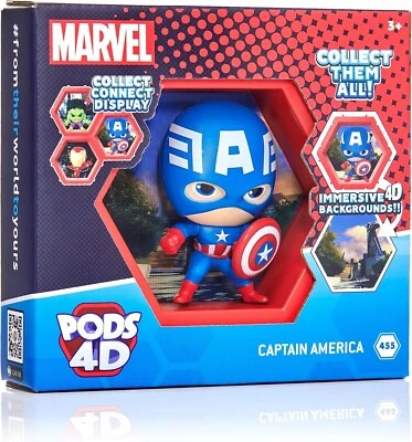 Marvel Pods 4D Capitán América - Imagen 1 de 2