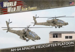 Team Yankee WWIII: American: AH-64 Apache Helicopter Platoon (x2 Plastic) - Free - Picture 1 of 6