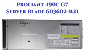 HP ProLiant 490c G7 Server Blade 603602-B21 2 - X5650 2.66 GHz 144 GB RAM - Picture 1 of 20
