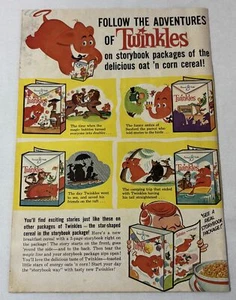Página de anuncio de cereal Follow the Adventures of Twinkles 1961 - Imagen 1 de 1