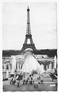 Eiffelturm Paris Frankreich ca. 50er Jahre Echtfoto Postkarte Chantal RPPC - Bild 1 von 2