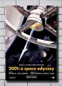 Hot 2001 A Space Odyssey Movie Print Fabric 14x21 27x40 Poster T597 - Picture 1 of 5