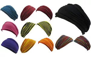 Hippie Boho bunt dehnbar Baumwolle Handarbeit Doppel Stirnband Bandana - Bild 1 von 46