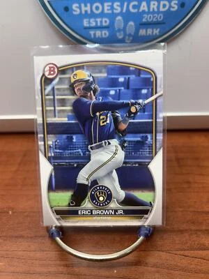 Eric Brown Jr. 2023 Bowman 1st Edition #BP-41 Milwaukee Brewers - Image 1 of 2