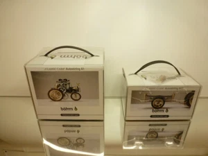 BÖHM DREIRAD STRIRLINGMOTOR + TRAILER - BENZ DREIRAD - rare - EXCELLENT IN BOX - Imagen 1 de 11