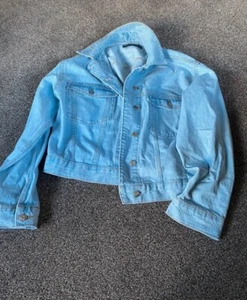 ASOS Oversized Stonewashed Jean Jacket Size 12 - Picture 1 of 4