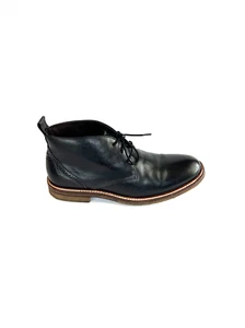 Johnston & Murphy Black Leather Lace Up Chukka Boots Men Sz 9.5 M Made in India - Picture 1 of 21
