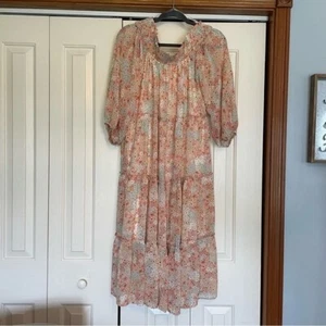 Entro floral off the shoulder dress size Large - Picture 1 of 8