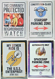 Star Trek  Parking Space/Outdoor/Indoor Metal Sign 8"x11.5"- Your Choice of 4
