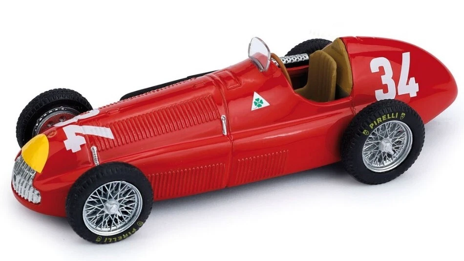 Brumm ALFA ROMEO JUAN MANUEL FANGIO 1950 N.34 WINNER MONACO GP UPD 1:43 - Immagine 1 di 1