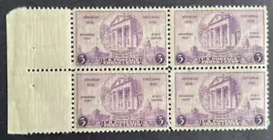 Scott # 782 - U.S. Block Of 4 - Arkansas Statehood - MNH - 1936 - Picture 1 of 2