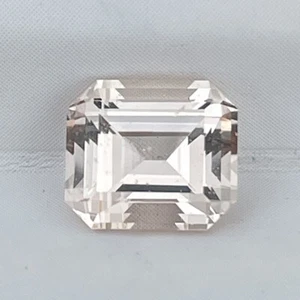 Natural Untreated Peach Morganite 1.37 Cts Emerald Cut Loose Gemstone - Picture 1 of 7