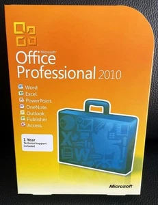 Microsoft Office Professional 2010 Retail FULL VERSION New 5/Computer - Picture 1 of 5