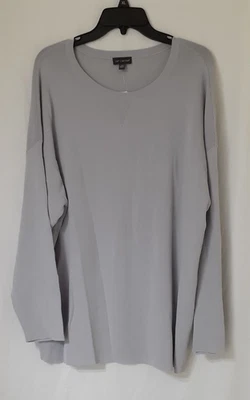 Suéter de manga larga gris jaspeado The Limited para mujer 2X Foto 1 de 4