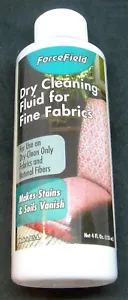 FORCEFIELD DRY CLEANING FLUID for FINE FABRICS & UPHOLSTERY 4 oz, Free Shipping! - Picture 1 of 8