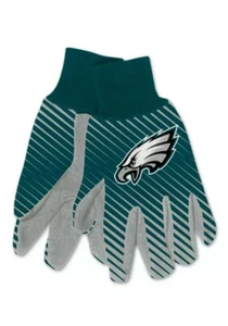 Philadelphia Eagles WinCraft Polyester Gloves With PVC Gripper Dots NWT - Picture 1 of 1