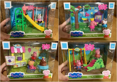 Choose 1x Peppa Pig Playset With Figures & Accessories Characters Scene Set NEW Cover