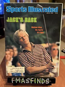 X1 1980 Jack Nicklaus Open Golf 23 de junio deportes ilustrados - Imagen 1 de 1