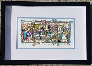 Charles Fazzino "Nurses Have Heart" 3D SERIGRAPH HAND SIGNED Lim.Ed. COA FRAMED - Picture 1 of 5