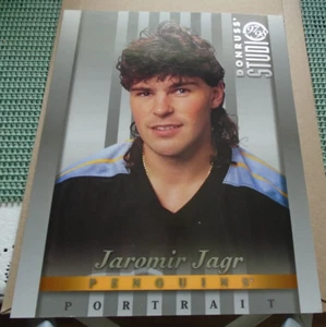 Jaromir Jagr Donruss Studio Portrait 1997/98 8X10 Pittsburgh Penguins NHL - Picture 1 of 2