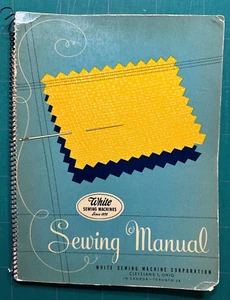 1947 White Sewing Machine SEWING MANUAL How to Sew Machine Accessories PB Spiral - Picture 1 of 11