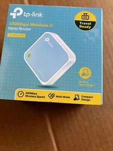 NEW TP-Link Network TL-WR802N 300Mbps Wireless N Nano Router 2.4Ghz Travel - Picture 1 of 3