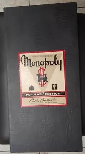Vintage Monopoly Popular Edition Black 1946 Board Only Parker Brothers USA - Picture 1 of 10