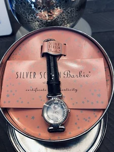 FAO Schwarz Silver Screen Barbie Watch with Certificate of Authenticity New - Picture 1 of 2