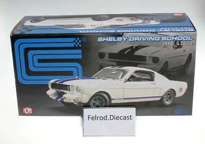 1/18 ACME / GMP 1965 TOMS GARAGE DRIVING SCHOOL SHELBY GT 350 MUSTANG 102 Made - Image 1 of 4