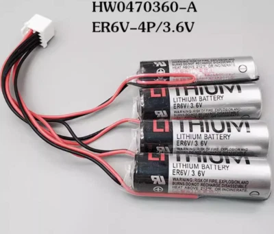 YASKAWA HW0470360-A LS14500C13 ER6V/3.6V Battery Pack For Motoman Robot 149689-1 - Image 1 of 4