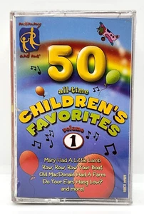 50 ALL-TIME CHILDREN'S FAVORITES VOL. 1 & 2 (2-CASSETTES SEALED, 2000) MADACY - Picture 1 of 3
