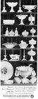 Westmoreland Milk Glass Punch Bowl Set Candle Stick Sleigh Hobnail 1959 Print Ad