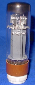 Strong Amperex Bugle Boy EL34 / 6CA7 Twin "D" Getter 1958 Fecha - Imagen 1 de 4