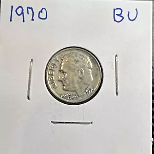 1970 Roosevelt Dime BU (Brilliant Uncirculated) Philadelphia Mint - Picture 1 of 3