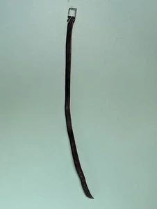 trafalgar leather belt men's dark brown - Picture 1 of 9