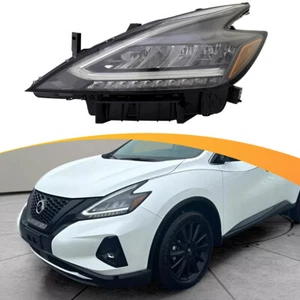 Left Driver Side LED Headlight Assembly For Nissan Murano Black 2022- 2024 Model - Picture 1 of 10