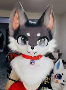 Fursuit Husky Fox Mascot (head) Halloween Party Fur Cosplay Gift 276 - Picture 1 of 5