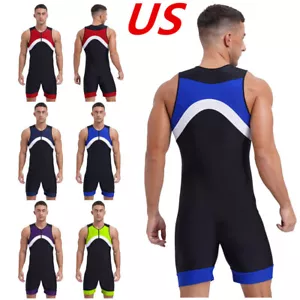 Herren Einteiler Badeanzug Sonnenschutz Rash Guard Reißverschluss Body Surfanzug - Bild 1 von 64