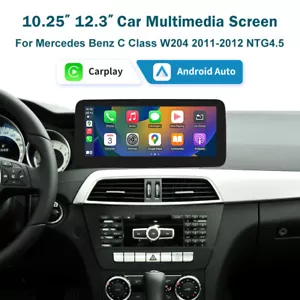 NEW Wireless CarPlay Retrofit Kit TouchScreen For Benz C Class C300 W204 NTG 4.5 - Picture 1 of 11
