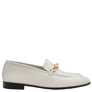 Jimmy Choo Diamond Tilda Embossed Chain Loafers - Picture 1 of 4
