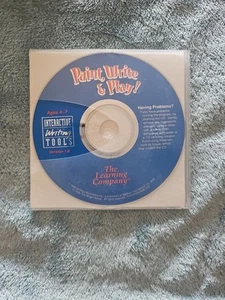 CD ROM Paint Write & Play par The Learning Company - Photo 1/1