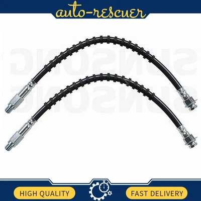 Sunsong Front Brake Line Brake Hose 2x for 1974 till 1978 Ford Mustang II - Image 1 of 4