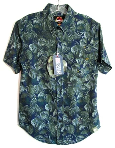 RSVLTS Jurassic Park Clever Girl Kunuflex Kurzarm Button Down Hemd XS Neu mit Etikett - Bild 1 von 8